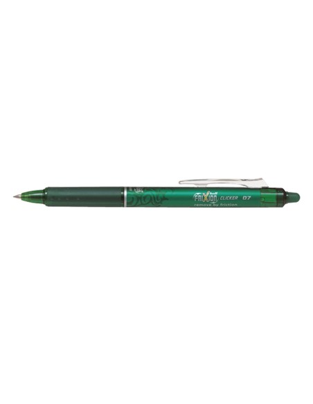 BOLIGRAFO PILOT FRIXION CLICKER BORRABLE 0,7 MM COLOR VERDE