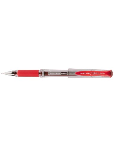 BOLIGRAFO UNI-BALL UM-153 SIGNO BROAD ROJO 1 MM TINTA GEL