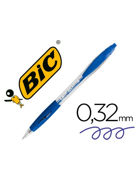 BOLIGRAFO BIC ATLANTIS AZUL RETRACTIL TINTA ACEITE PUNTA DE 1 MM BOLIGRAFO BIC ATLANTIS AZUL RETRACTIL TINTA ACEITE PUNTA DE 1 MM