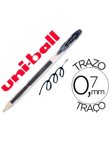 BOLIGRAFO UNI-BALL ROLLER UM-120 SIGNO 0,7 MM TINTA GEL COLOR NEGRO