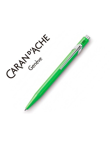 BOLIGRAFO CARAN DACHE 849 FLUO VERDE LIMON PUNTA MEDIA