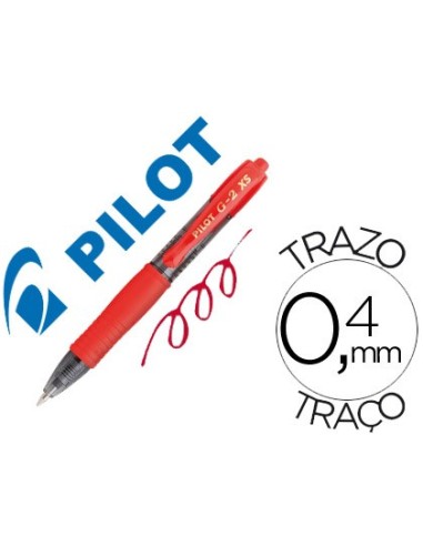 BOLIGRAFO MINI PILOT G-2 PIXIE RJ.TINTA GEL RETRACTIL  BL-G2-XS-7-LR