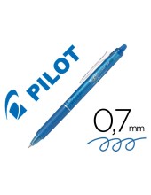 BOLIGRAFO PILOT FRIXION CLICKER BORRABLE 0,7 MM AZUL CLARO BLISTER