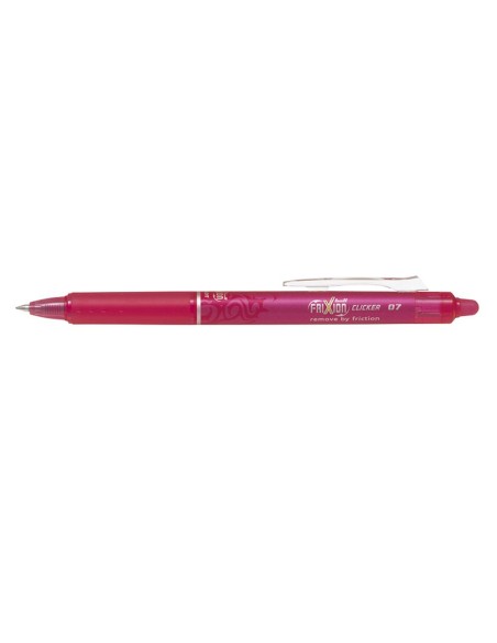 BOLIGRAFO PILOT FRIXION CLICKER BORRABLE 0,7 MM COLOR ROSA EN BLISTER