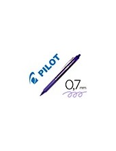 BOLIGRAFO PILOT FRIXION CLICKER BORRABLE 0,7 MM COLOR VIOLETA BLISTER 2
