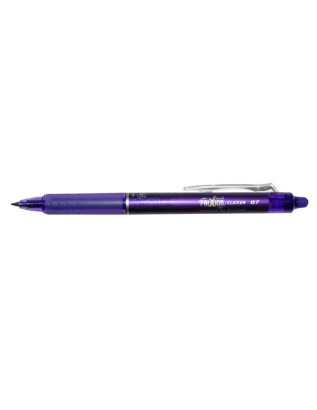 BOLIGRAFO PILOT FRIXION CLICKER BORRABLE 0,7 MM COLOR VIOLETA BLISTER