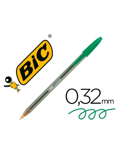 BOLIGRAFO BIC CRISTAL VER UD.