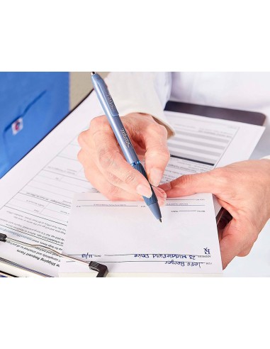 BOLIGRAFO SHARPIE FASHION RETRACTIL TINTA GEL AZ. 0,7MM AZ. HIELO BL.