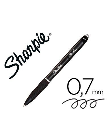 BOLIGRAFO SHARPIE RETRACTIL TINTA GEL 0,7MM NG.