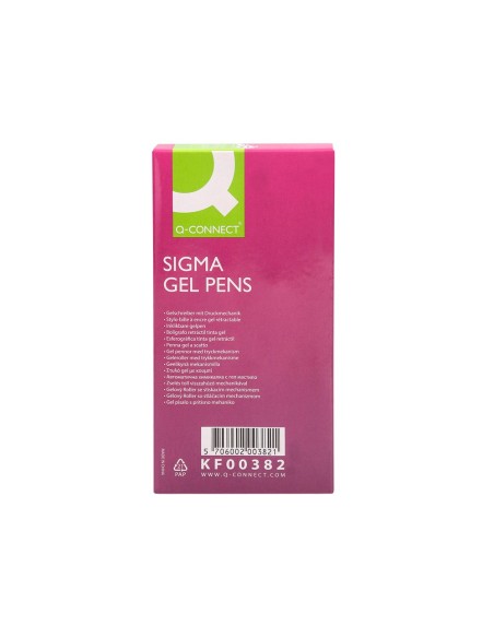 BOLIGRAFO Q-CON.SIGMA RETRACTIL SUJECION CAUCHO TINTA GEL 0,5MM AZ.