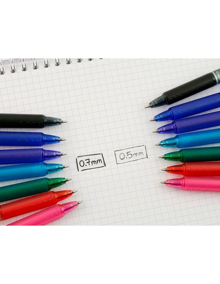BOLIGRAFO PILOT FRIXION BALL BORRABLE 0,7MM PUNTA MEDIA RJ. BLISTER