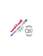 ROTULADOR UNI-BALL ROLLER UB-200 VISION AZUL 0,8 MM UD. 2