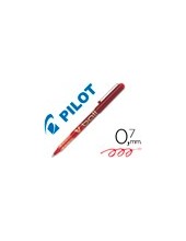 ROTULADOR PILOT ROLLER V-BALL ROJO 0.7 MM 2