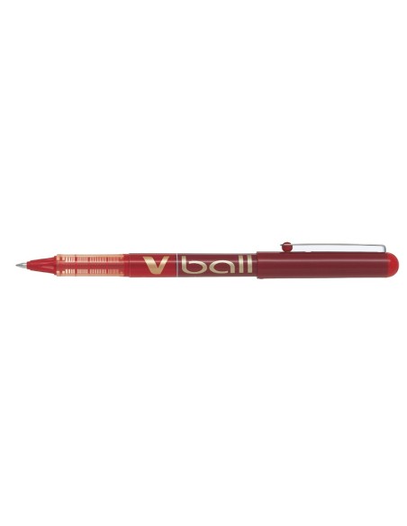 ROTULADOR PILOT ROLLER V-BALL ROJO 0.7 MM