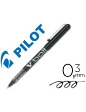 ROTULADOR PILOT ROLLER V-BALL NEGRO 0.5 MM