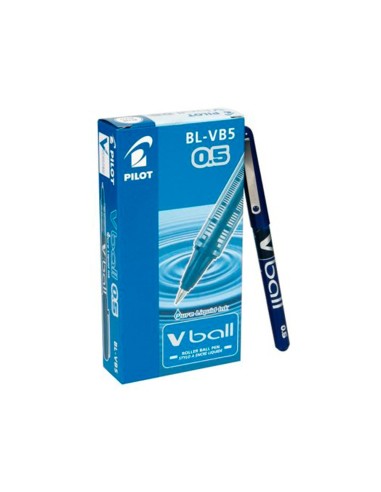 ROTULADOR PILOT ROLLER V-BALL AZUL 0.5 MM