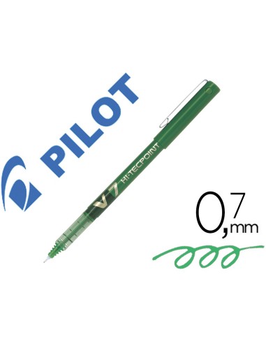 ROTULADOR PILOT PUNTA AGUJA V-7 VER 0.7 MM