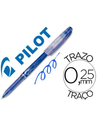 BOLIGRAFO PILOT FRIXION PUNTA AGUJA COLOR AZUL