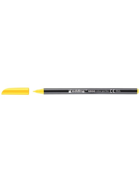 ROTULADOR EDDING PUNTA FIBRA 1200 AMARILLO N.5 PUNTA RED.0.5 MM