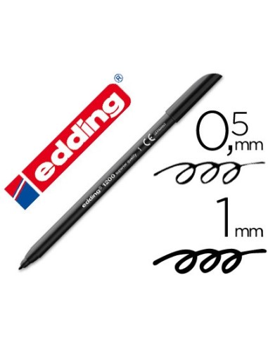 ROTULADOR EDDING PUNTA FIBRA 1200 NG.N.1 PUNTA RED.0.5 MM