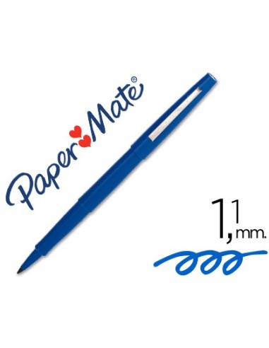 ROTULADOR PAPER MATE PUNTA NYLON 3103-1 AZUL