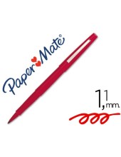 ROTULADOR PAPER MATE PUNTA NYLON 3102-1 ROJO