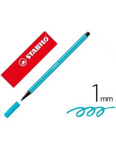 ROTULADOR STABILO ACUARELABLE PEN 68 AZUL COBALTO 1 MM