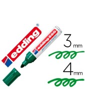 ROTULADOR EDDING PUNTA FIBRA PERM.550 VERDE  N.4 PUNTA RED.