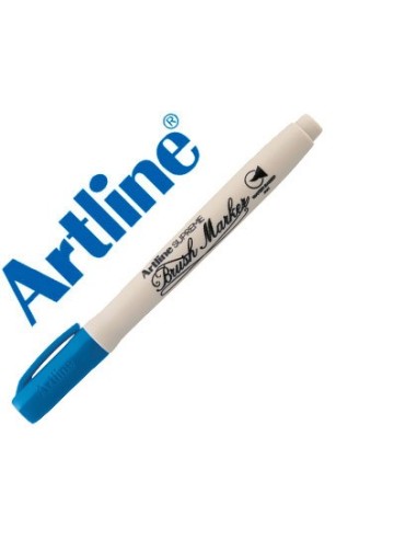 ROTULADOR ARTLINE SUPREME BRUSH BASE AGUA PUNTA TRAZO VARIABLE AZ.