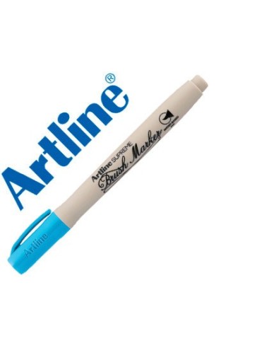 ROTULADOR ARTLINE SUPREME BRUSH BASE AGUA PUNTA TRAZO VARIABLE CEL.