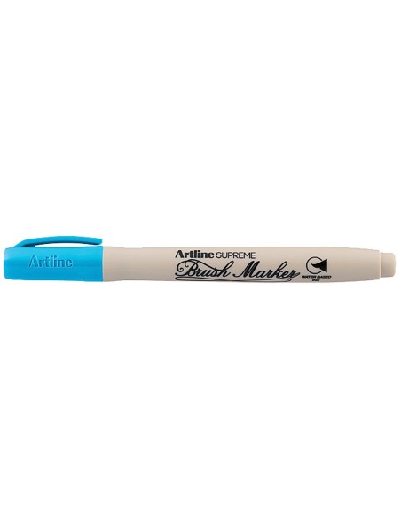 ROTULADOR ARTLINE SUPREME BRUSH BASE AGUA PUNTA TRAZO VARIABLE CEL.