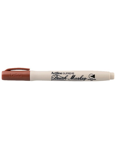 ROTULADOR ARTLINE SUPREME BRUSH BASE AGUA PUNTA TRAZO VARIABLE MARR.