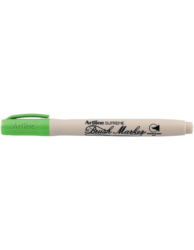 ROTULADOR ARTLINE SUPREME BRUSH BASE AGUA PUNTA TRAZO VARIABLE VE.AM.