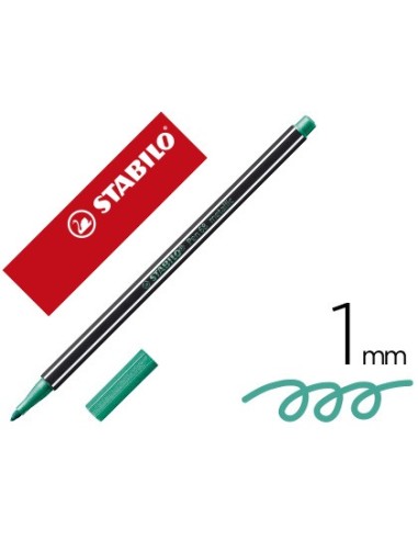 ROTULADOR STABILO ACUARELABLE PEN 68 MET.VER.1 MM