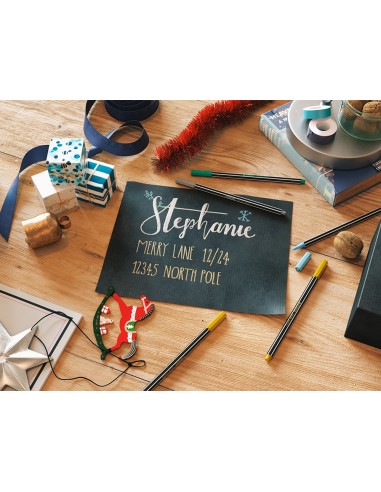 ROTULADOR STABILO PUNTA FIBRA PEN 68 METALLIC  PLAST.DE 8 UD.SURT.