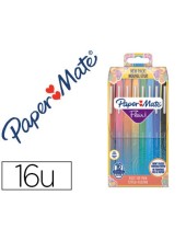 ROTULADOR PAPER MATE FLAIR ORIGINAL FIBRA TROPICAL  16 UD.SURT.