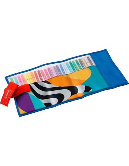 ROTULADOR STABILO FIBRA PEN 68 ARTY  ROLLERSET 25 UD.SURT.