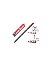 ROTULADOR EDDING PUNTA FIBRA 1200 MARRON OSCURO N. 18 PUNTA RED.0.5 M 2