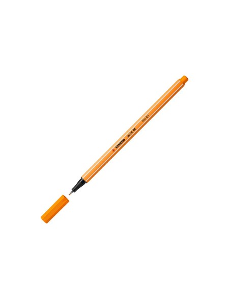 ROTULADOR STABILO PUNTA FIBRA POINT 88 NARANJA 0,4 MM