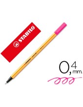 ROTULADOR STABILO PUNTA FIBRA POINT 88 ROSA 0,4 MM