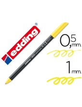 ROTULADOR EDDING PUNTA FIBRA 1200 AMARILLO NEON N.65 PUNTA FIBRA 0,4