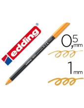 ROTULADOR EDDING PUNTA FIBRA 1200 NARANJA NEON N.66 PUNTA FIBRA 0,5 M