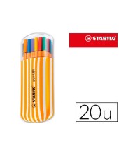 ROTULADOR STABILO PUNTA FIBRA POINT 88 ZEBRUI ESTUCHE 20 ROTULADORES