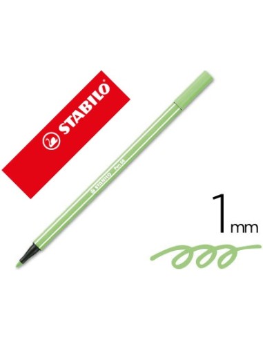 ROTULADOR STABILO ACUARELABLE PEN 68 VER HIELO 1 MM