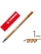 ROTULADOR STABILO ACUARELABLE PEN 68 MARRON 1 MM