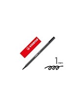ROTULADOR STABILO ACUARELABLE PEN 68 NEGRO 1 MM 2