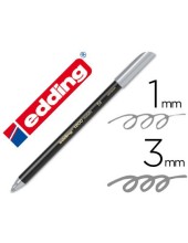 ROTULADOR EDDING PUNTA FIBRA 1200 PLATA N. 54 PUNTA RED.0,5 MM