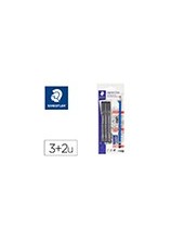 ROTULADOR STAEDTLER MICROMETRICO 308 NG.BLISTER 3 UND+GOMA LAPIZ 2