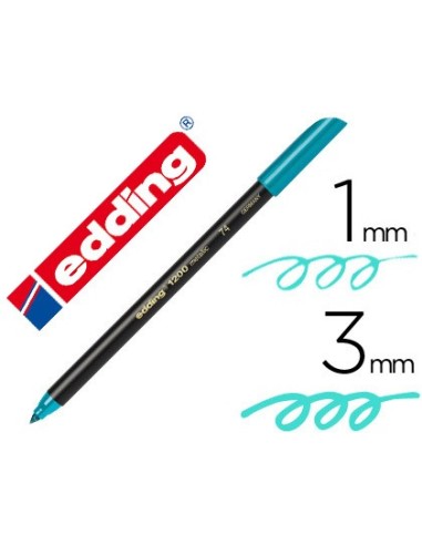 ROTULADOR EDDING PUNTA FIBRA 1200 VE MET N74 PUNTA REDONDO 0,5 MM