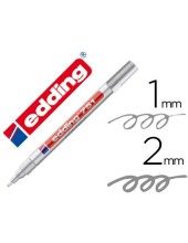 ROTULADOR EDDING PUNTA FIBRA 751 PLATA PUNTA REDONDA 1,5 MM